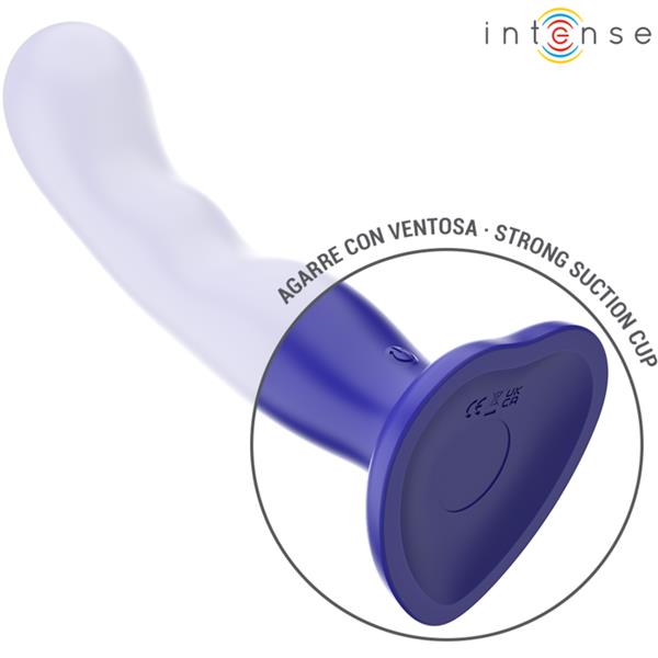SHORTY VIBRATOR WITH SUCTION CUP BLUE REMOTE CONTROL