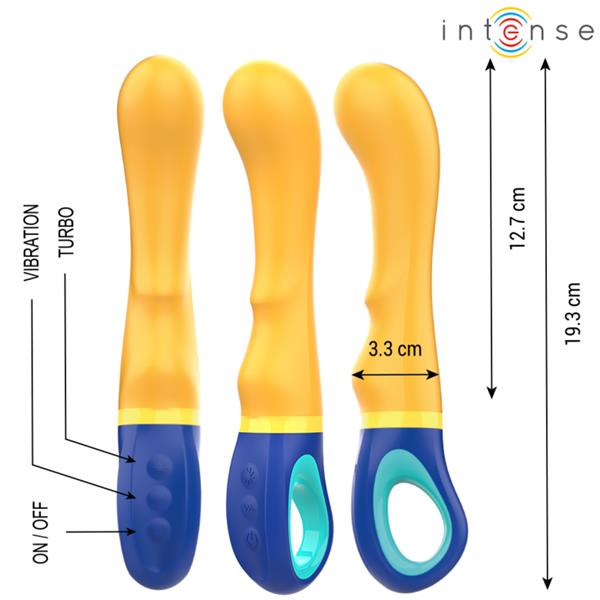 SHAGGY G-SPOT VIBRATOR YELLOW