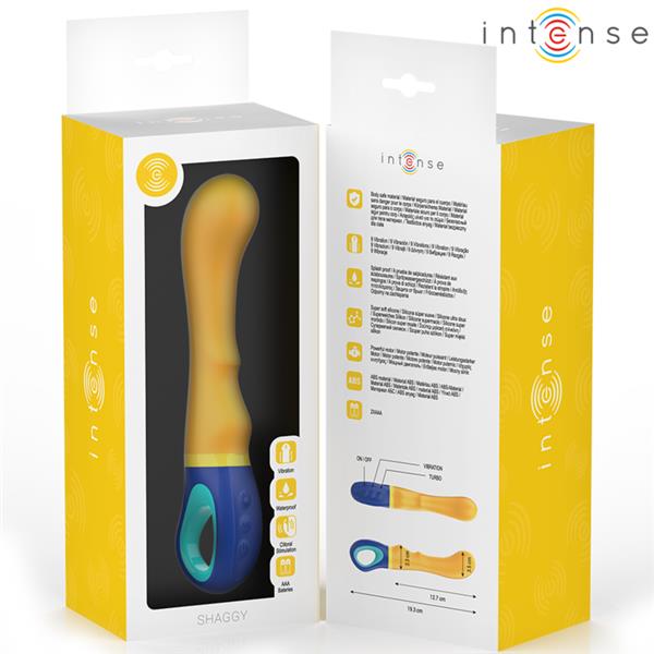 SHAGGY G-SPOT VIBRATOR YELLOW