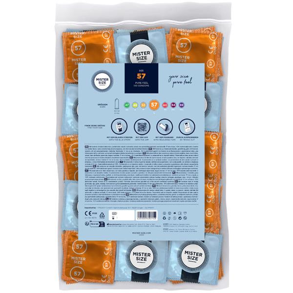 CONDOM SIZE L 57 MM (100 UNITS)