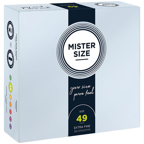 CONDOM SIZE S 49 MM (36 UNITS)