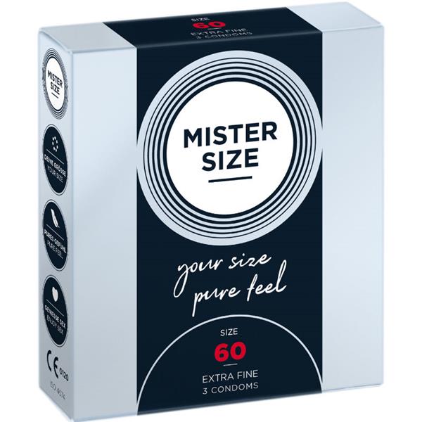 CONDOM SIZE XL 60 MM (3 UNITS)