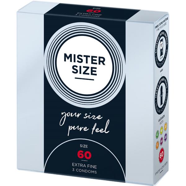 CONDOM SIZE XL 60 MM (3 UNITS)
