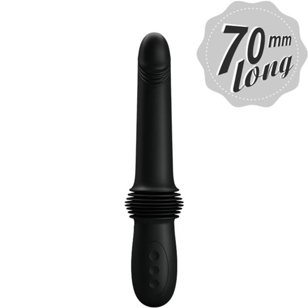 PAZUZU VIBRATOR 3 MODA POTISKA CRNI