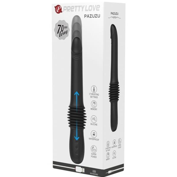 PAZUZU VIBRATOR 3 MODA POTISKA CRNI
