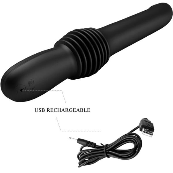 PAZUZU VIBRATOR 3 MODA POTISKA CRNI