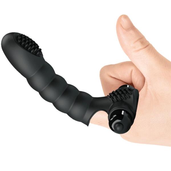 ALEXANDER FINGER VIBRATOR 10 VIBRATIONS BLACK