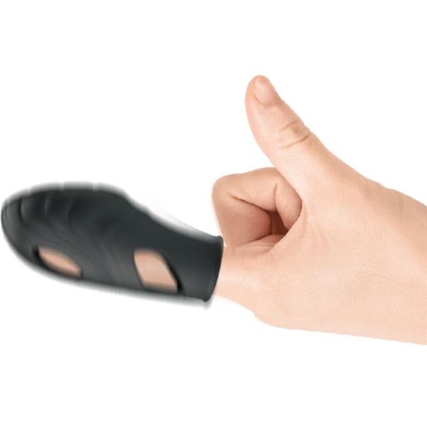 LICH SILIKONSKI FINGER VIBRATOR CRNI