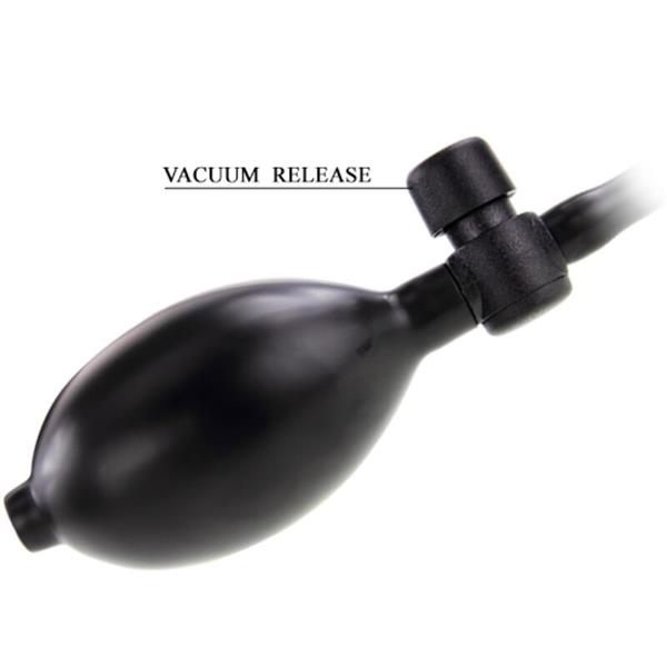 INFLATABLE ANAL PLUG BLACK