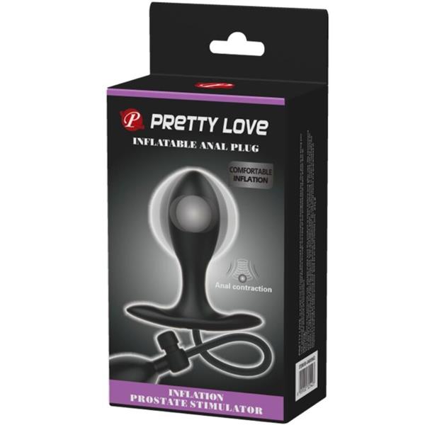 INFLATABLE ANAL PLUG BLACK