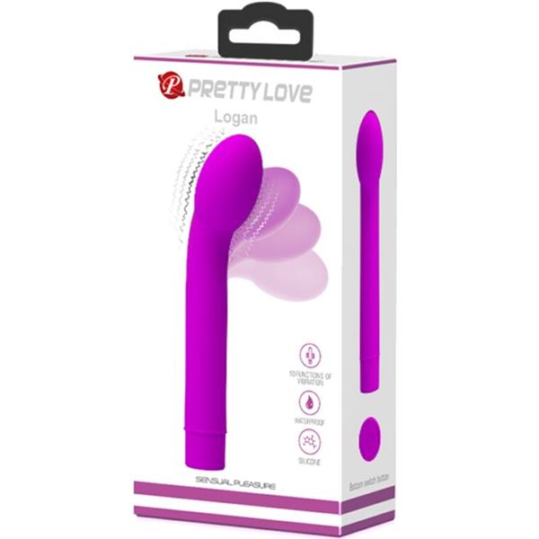 LOGAN G-SPOT VIBRATOR 10 VIBRATIONS PURPLE