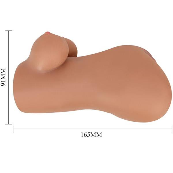 HANNAH DOUBLE MASTURBATOR VAGINA & ANUS REALISTIC MULATTO