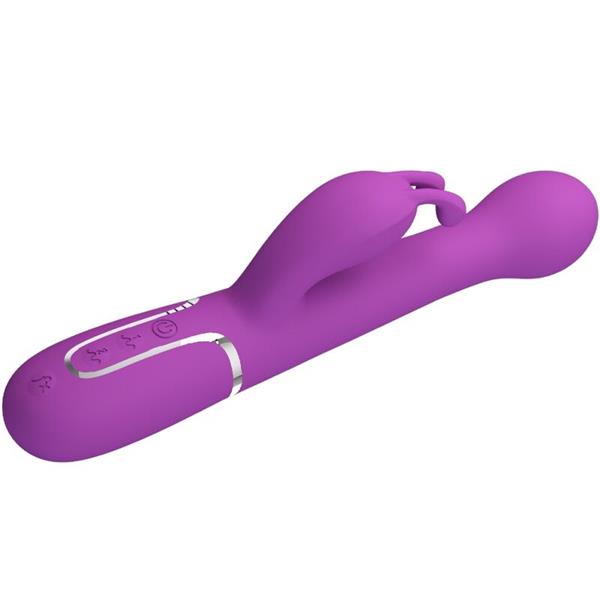 DEJON 3 IN 1 MULTIFUNCTION RABBIT VIBRATOR  PURPLE