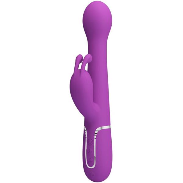 DEJON 3 IN 1 MULTIFUNCTION RABBIT VIBRATOR  PURPLE