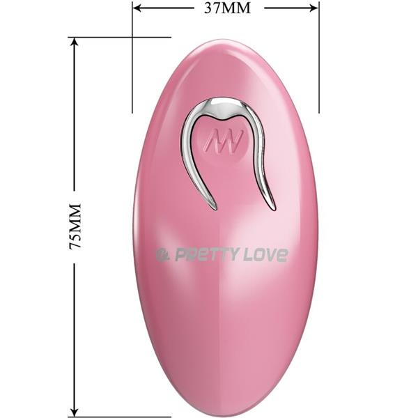CAILEY NIPPLE CLAMPS 10 VIBRATIONS REMOTE CONTROL PINK