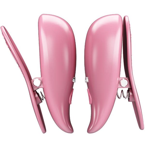 CAILEY NIPPLE CLAMPS 10 VIBRATIONS REMOTE CONTROL PINK