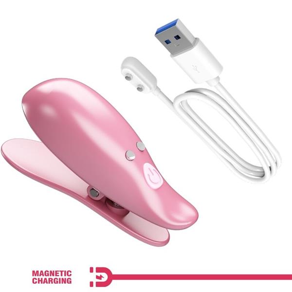 CAILEY NIPPLE CLAMPS 10 VIBRATIONS REMOTE CONTROL PINK
