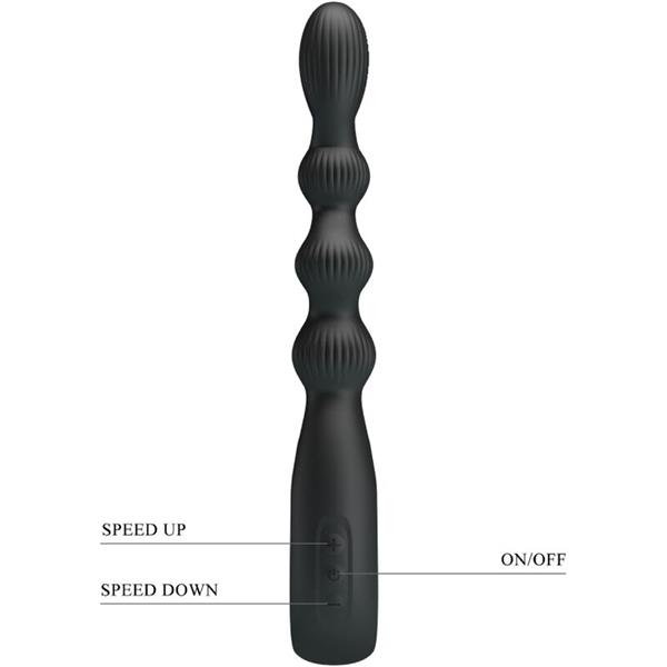 FEDERER ANAL VIBRATOR 12 VIBRACIJA CRNI