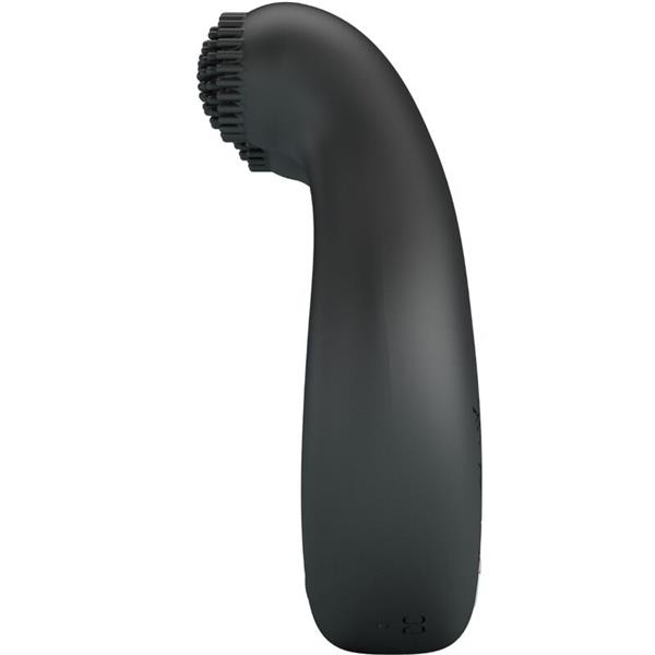 DAHLIA VIBRATING RING + CLITORIS STIMULATOR 12 VIBRATIONS BLACK
