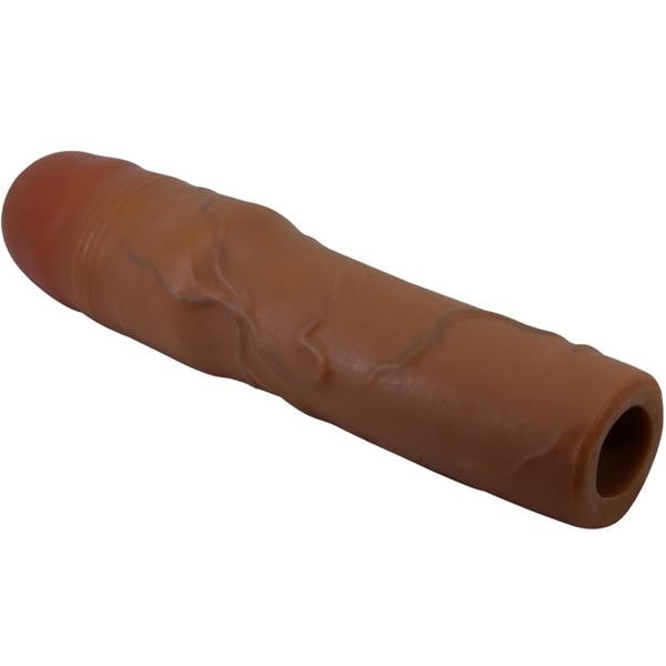 KYLIAN PENIS SLEEVE WITH 7.6 CM EXTENSION MULATTO