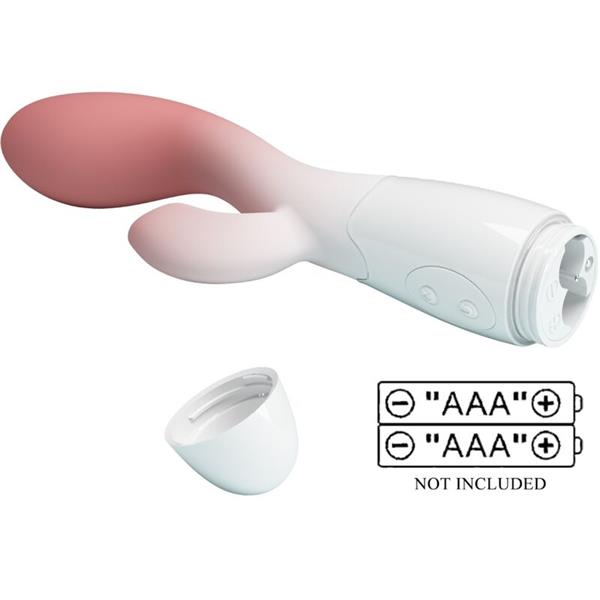 BRIGHTY G-SPOT VIBRATOR + CLITORIS STIMULATOR 30 VIBRATIONS PINK