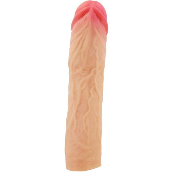 DEREK PENIS SLEEVE WITH 7.6 CM EXTENSION FLESH