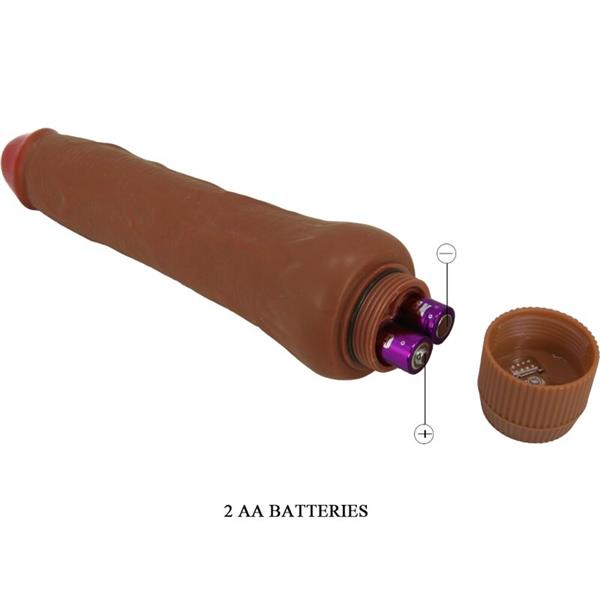 DRYAD REALISTIC VIBRATOR 25 CM MULATTO