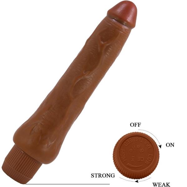 DRYAD REALISTIC VIBRATOR 25 CM MULATTO