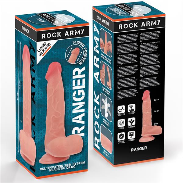 LIQUID SILICONE RANGER 22 CM -O- 3.6 CM