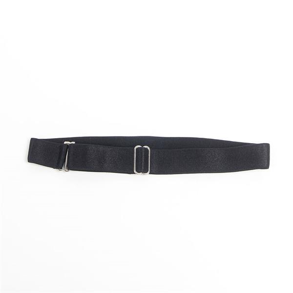 955380 DRESS WITH BLACK LEATHER STRAPS L/XL