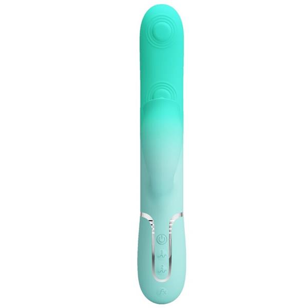 GIGI MULTIFUNCTION RABBIT VIBRATOR AQUA GREEN