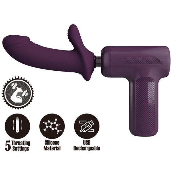 DJ SCHOLAR MASSAGER 5 SETTINGS PURPLE