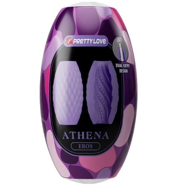 ATHENA EROS SILICONE MALE MASTURBATOR PURPLE