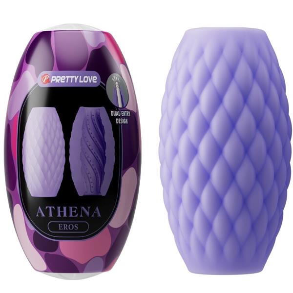 ATHENA EROS SILICONE MALE MASTURBATOR PURPLE