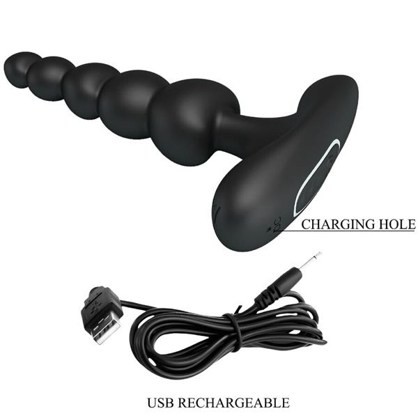 CORBAN ANAL VIBRATOR 10 VIBRATIONS BLACK