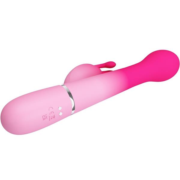 DEJON 3 V 1 MULTIFUNKCIONALNI ZAJČJI VIBRATOR ROZA