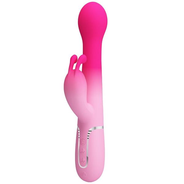 DEJON 3 V 1 MULTIFUNKCIONALNI ZAJČJI VIBRATOR ROZA