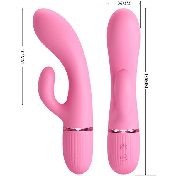 MARSKI RABBIT VIBRATOR & G-SPOT ROZA