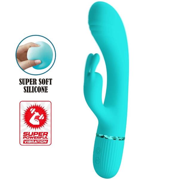 SCOCCO VIBRATOR RABBIT TURQUOISE