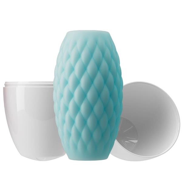ATHENA EROS SILICONE MALE MASTURBATOR SKY BLUE