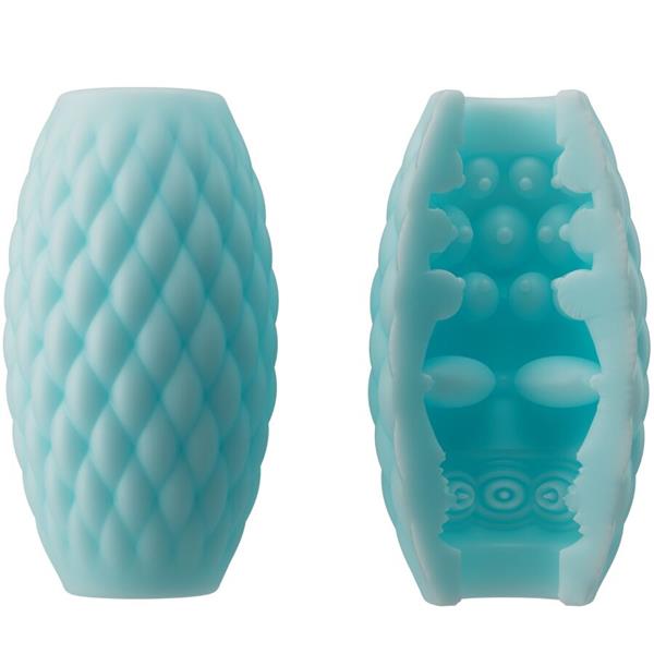 ATHENA EROS SILICONE MALE MASTURBATOR SKY BLUE