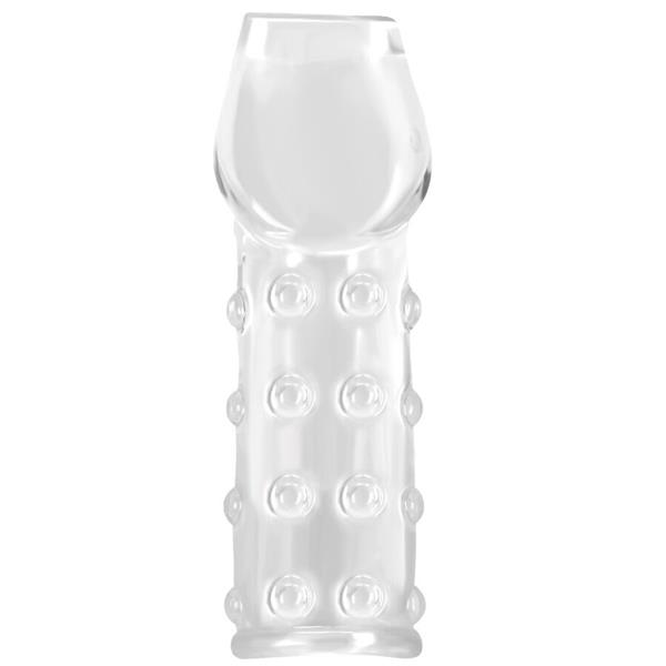 TIGHT AND VOLUMIZING PENIS SLEEVE TRANSPARENT