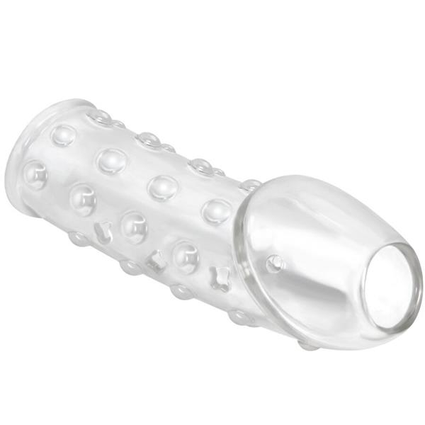 TIGHT AND VOLUMIZING PENIS SLEEVE TRANSPARENT