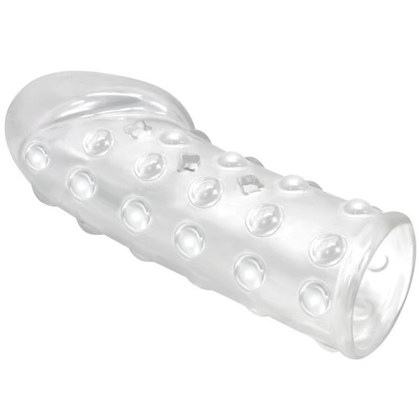 TIGHT AND VOLUMIZING PENIS SLEEVE TRANSPARENT