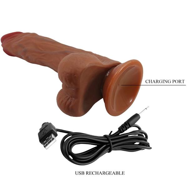 CALISTO REALISTIC DILDO 24 CM FLESH
