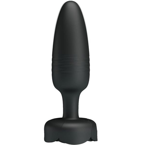 TARION ANAL PLUG WITH  LED LIGHT BLACK 12.5 CM