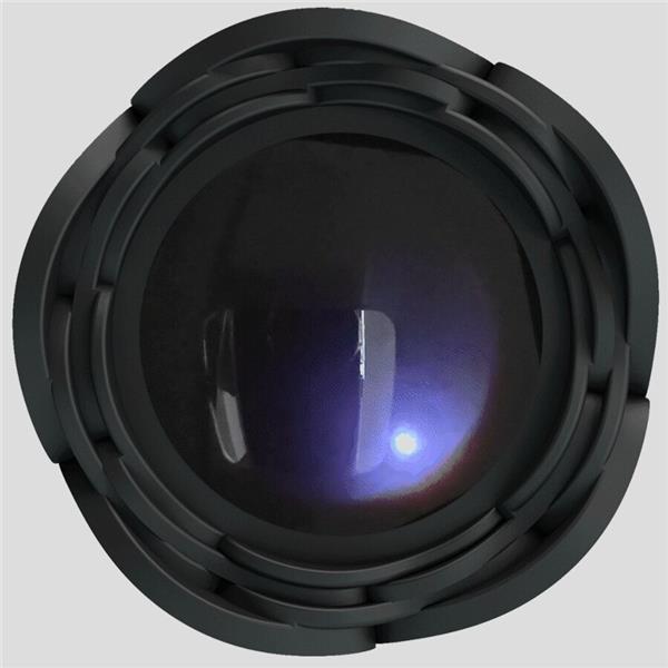 VARIAN ANALNI VTIČ Z LED LUČJO ČRN 10.8 CM