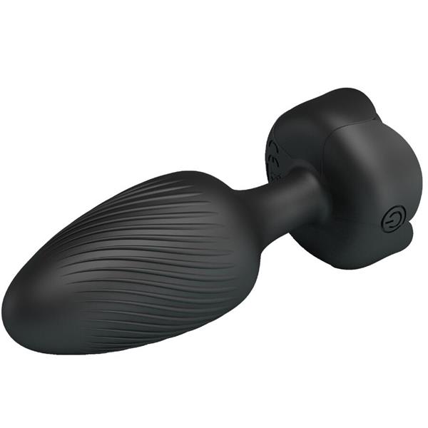 OSBORN ANAL PLUG WITH  LED LIGHT BLACK 9.8 CM