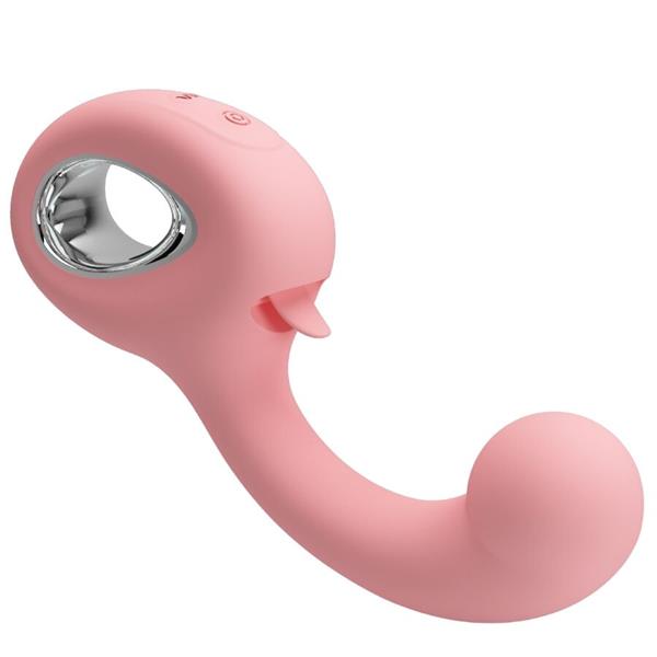 ERYNNYES G-SPOT VIBRATOR + CLITORIS STIMULATOR 10 VIBRATIONS PINK