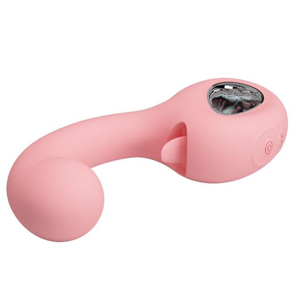 ERYNNYES G-SPOT VIBRATOR + CLITORIS STIMULATOR 10 VIBRATIONS PINK